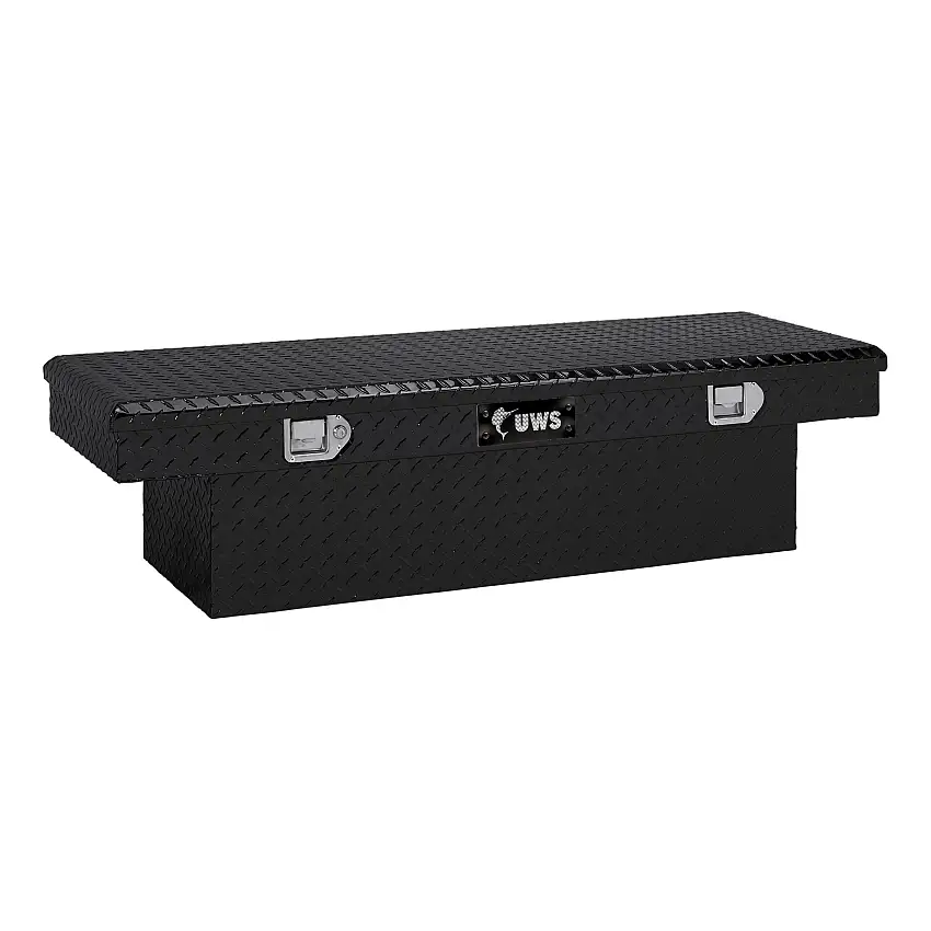 UWS Gloss Black Aluminum 54" Crossover Truck Tool Box (Heavy Packaging) EC10092