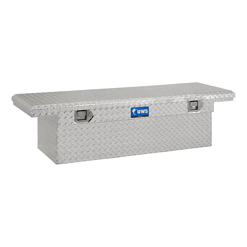 UWS Bright Aluminum 54" Crossover Truck Tool Box with Low Profile (Heavy Packaging) EC10101