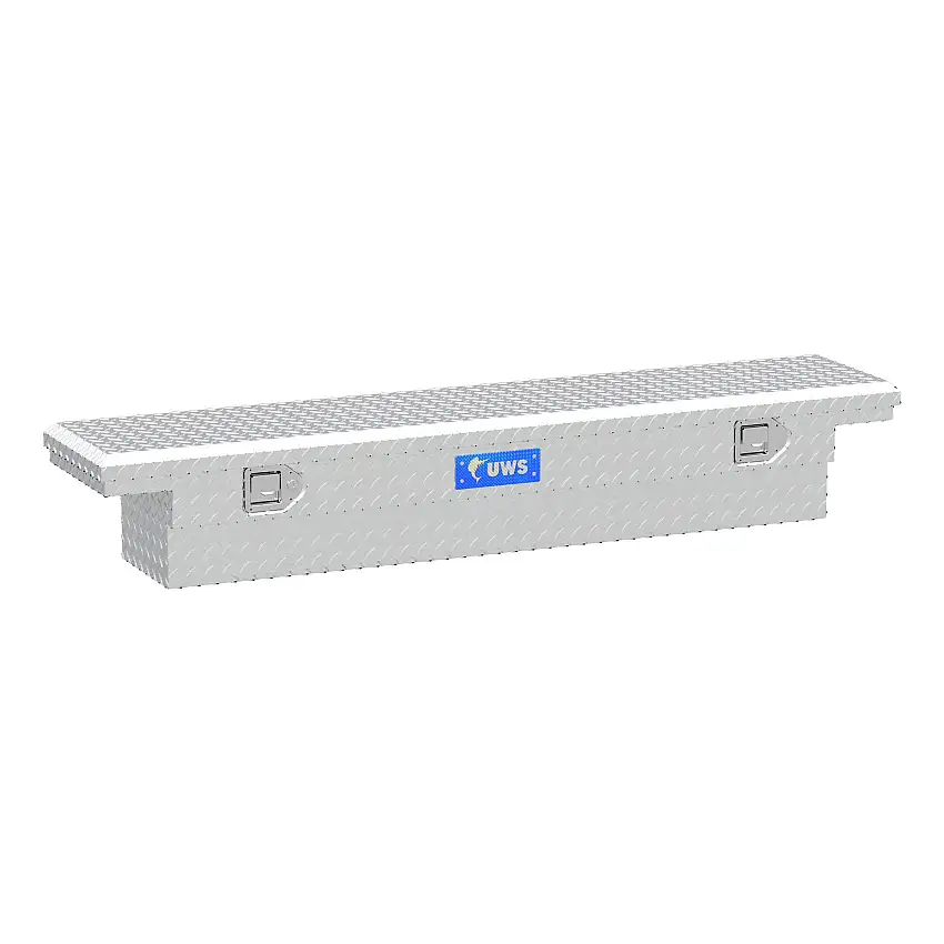 UWS Bright Aluminum 63" Slim-Line Crossover Box, Low Profile (Heavy Packaging) EC10311