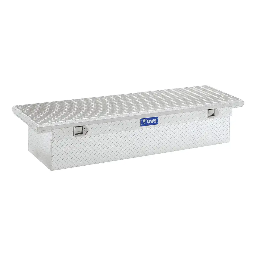 UWS Bright Aluminum 66" Crossover Truck Tool Box with Low Profile (Heavy Packaging) EC10391