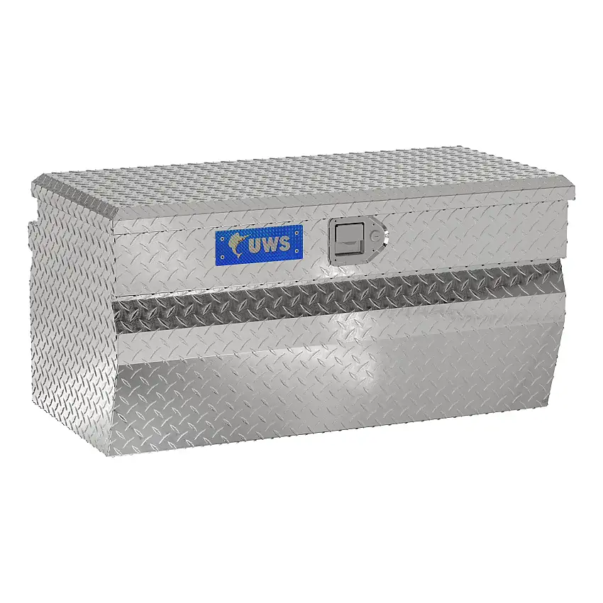 UWS Bright Aluminum 36" Wedge Utility Chest Box (Heavy Packaging) EC20161