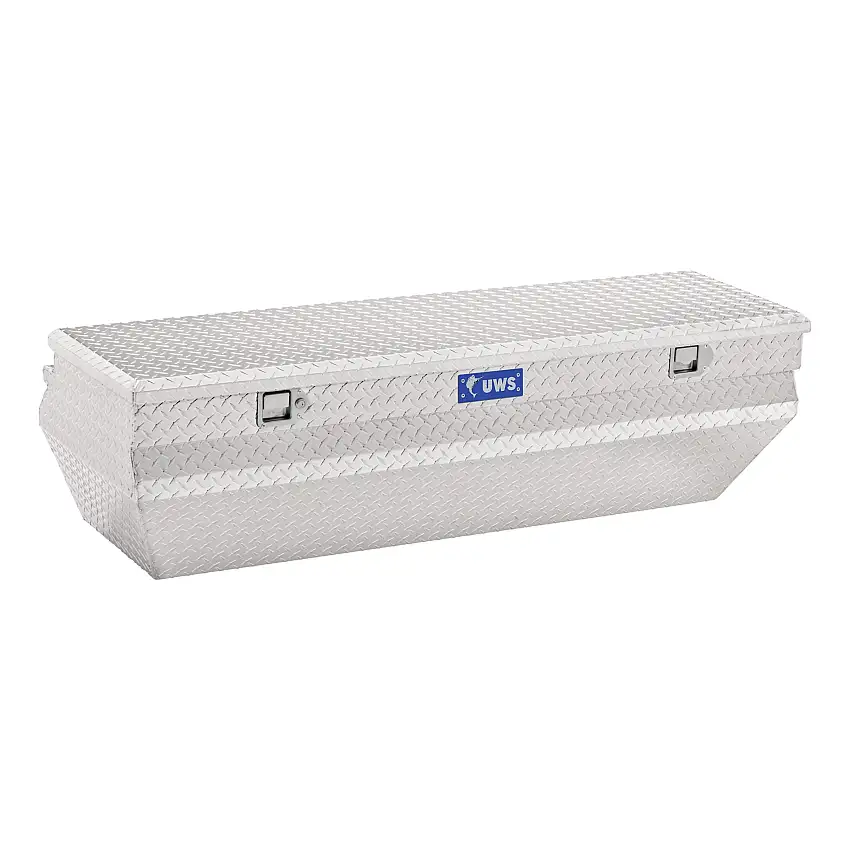UWS Bright Aluminum 55" Wedged Angled Utility Chest Box (Heavy Packaging) EC20311