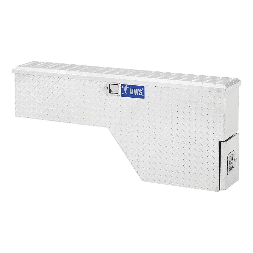 UWS Bright Aluminum 48" Driver-Side Wheel Well Tool Box (Heavy Packaging) EC30001