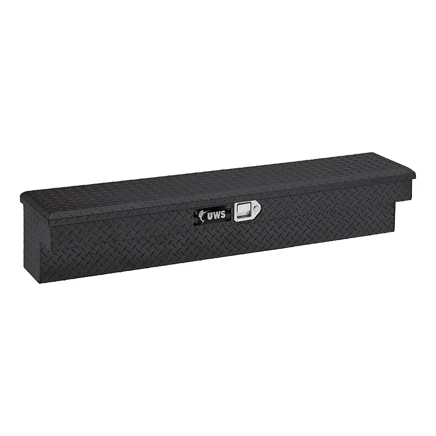 UWS Gloss Black Aluminum 72" Truck Side Tool Box (Heavy Packaging) EC30142
