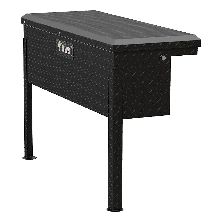 UWS Matte Black Aluminum 36" Truck Side Tool Box with Low Profile (Heavy Packaging) EC30363