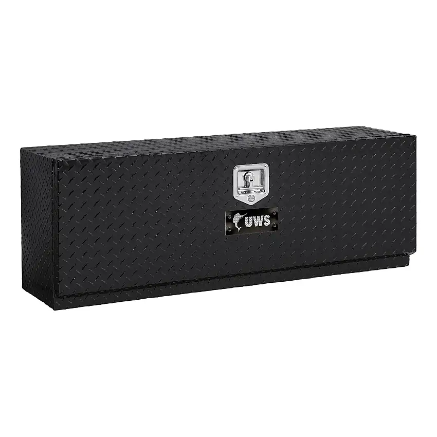UWS Gloss Black Aluminum 48" Single-Door Topside Truck Tool Box (Heavy Packaging) EC40012