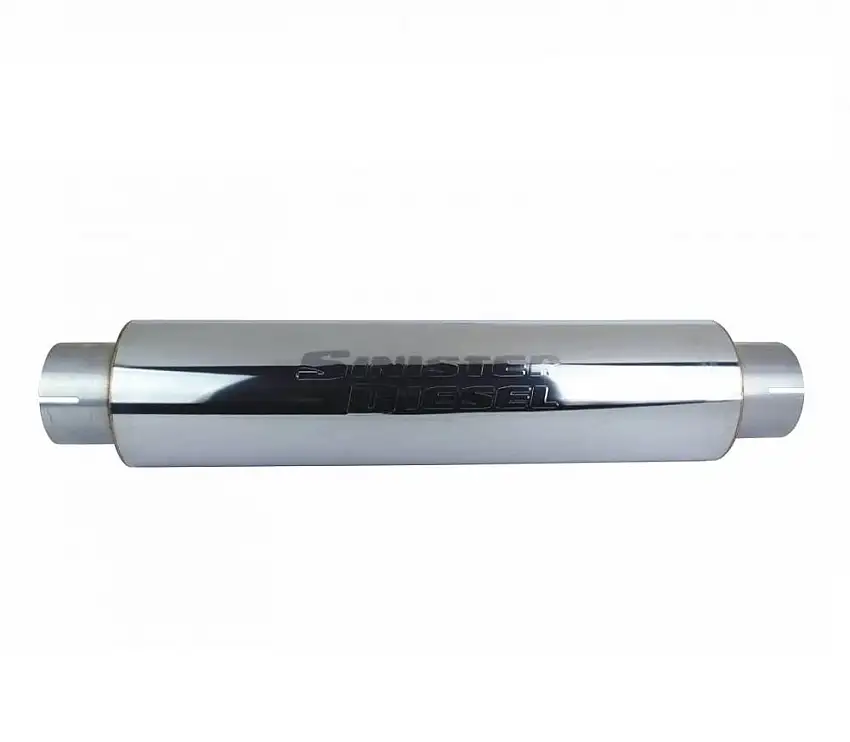 Sinister Diesel 4" Inlet/Outlet Universal Stainless Steel Muffler