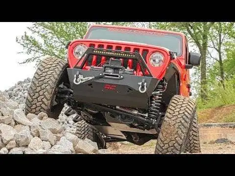 Rough Country Jeep Engine + Transfer Case + Gas Tank Skid Plate Sys (18-20 JL Unlmtd, 3.6L) 10608