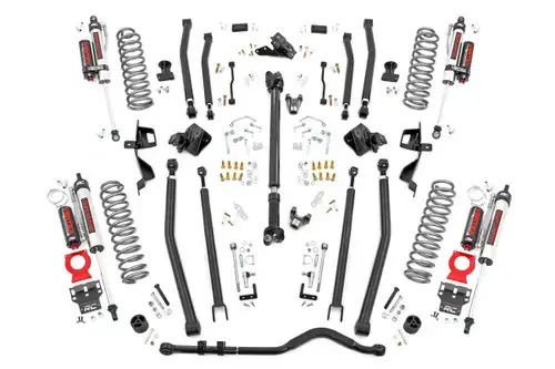 Rough Country 4in Long Arm Suspension Lift Kit w/ Vertex Shocks (18-20 Wrangler JL, 4-Door) 61950