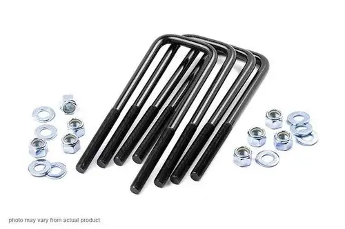 Rough Country 9/16-inch Square U-bolts (2.5 x 7.75) 7604