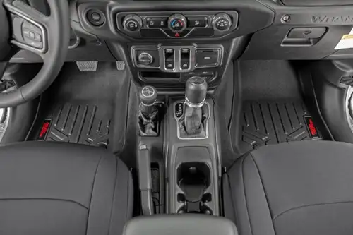 Rough Country Hvy Dty Flr Mts (F/R w/Under Seat Lockable Storage) - (2020 Gladiator JT) M-61501