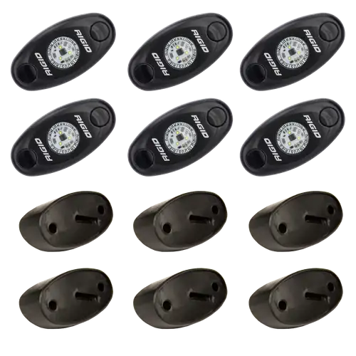 RIGID Industries ROCK LIGHT KIT CW /6 400253