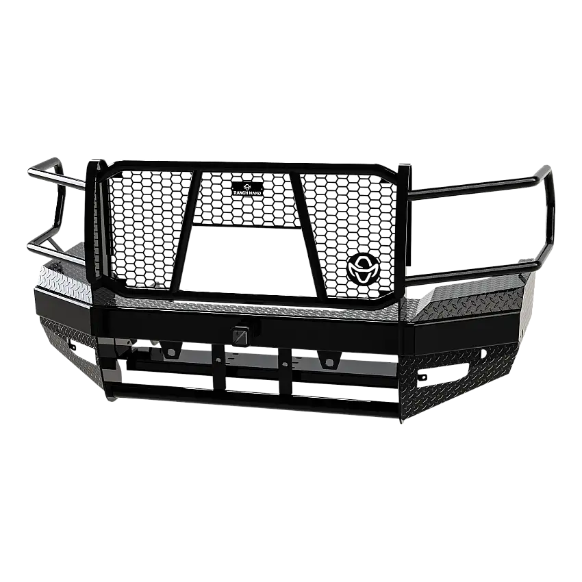 Ranch Hand FBD195BLRC Sport Winch-Ready Front Bumper with Grille Guard