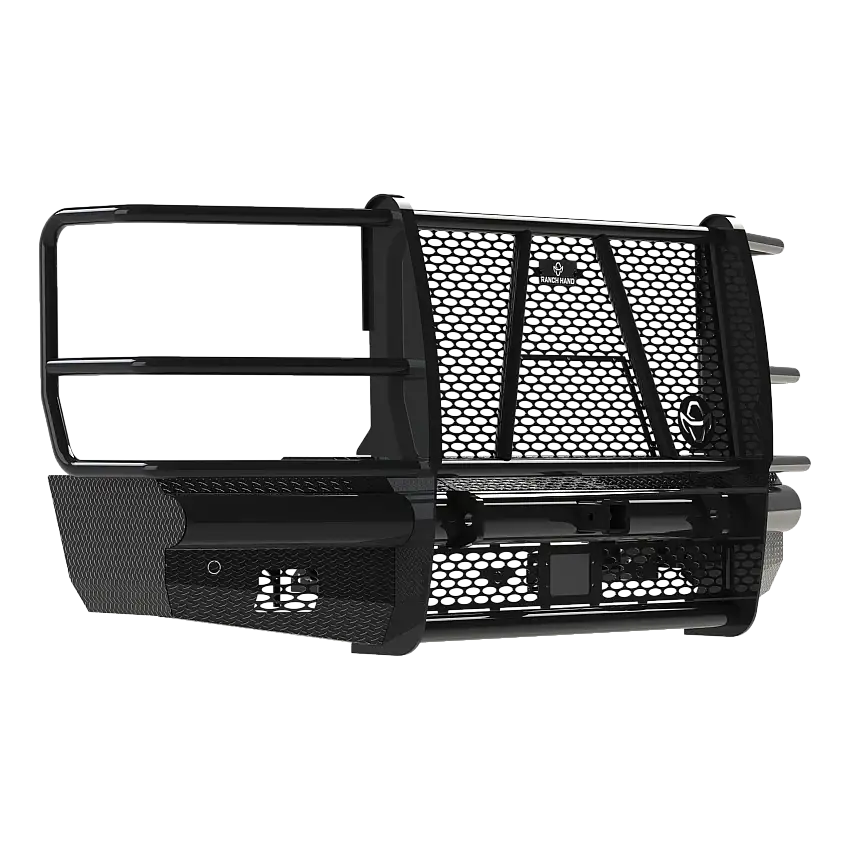 Ranch Hand FBF231BLR Legend Front Bumper with Grille Guard, Fits Select Ford F-250, F-350 Super Duty