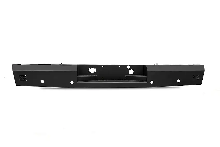Fab Fours FF09-RT1750-1 Red Steel Rear Bumper