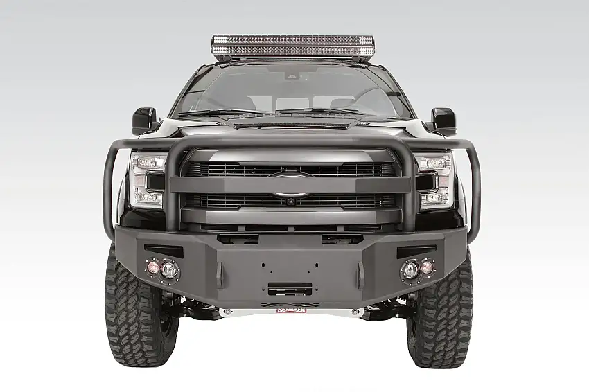 Fab Fours FF15-H3250-1 Premium Heavy Duty Winch Front Bumper