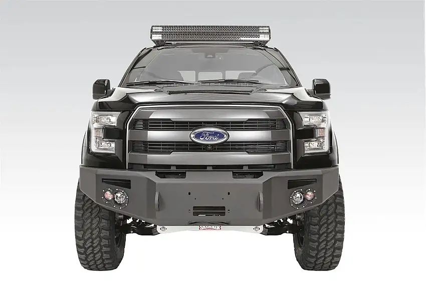 Fab Fours FF15-H3251-B Premium Heavy Duty Winch Front Bumper