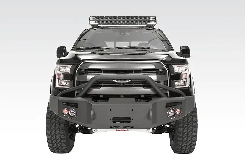 Fab Fours FF15-H3252-1 Premium Heavy Duty Winch Front Bumper