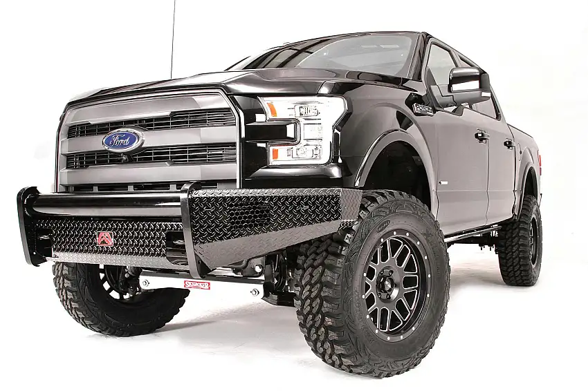 Fab Fours FF15-K3251-1 Black Steel Front Ranch Bumper