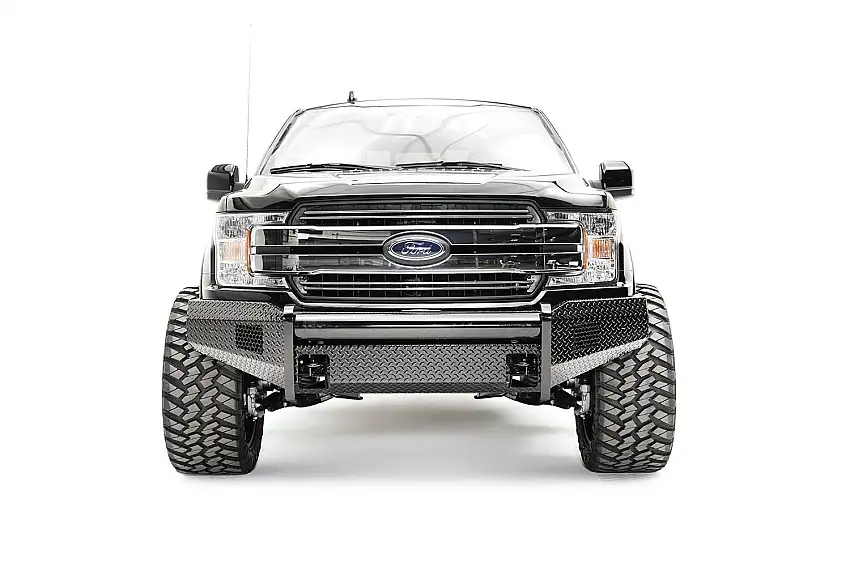 Fab Fours FF18-K4561-1 Black Steel Front Bumper