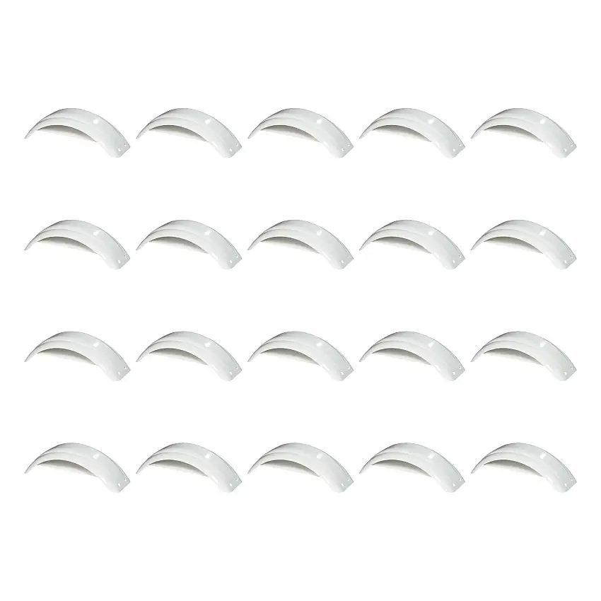 Fulton (20-Pack) Trailer Fender, 8 Inch - 12 Inch Tire Size, White