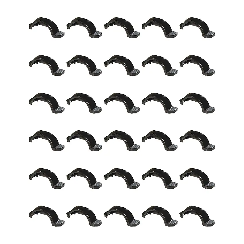 Fulton (30-Pack) Trailer Fender, 15 Inch Tire Size, Black