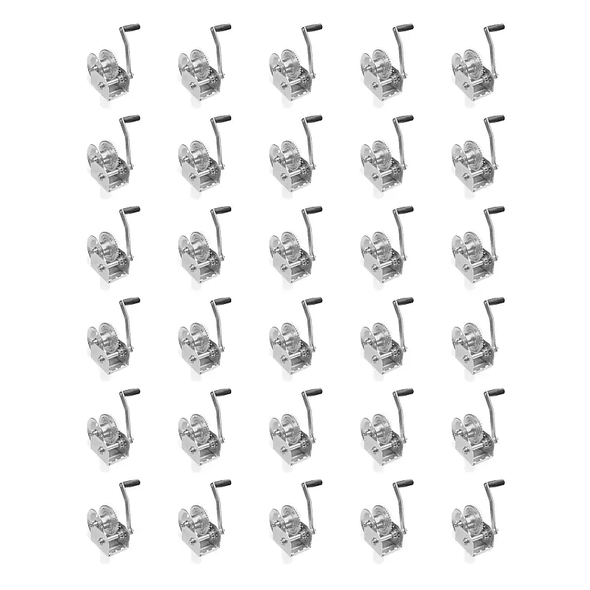 Fulton (30-Pack) Brake Winch, 1,000 lbs. Capacity, No Strap, Silver