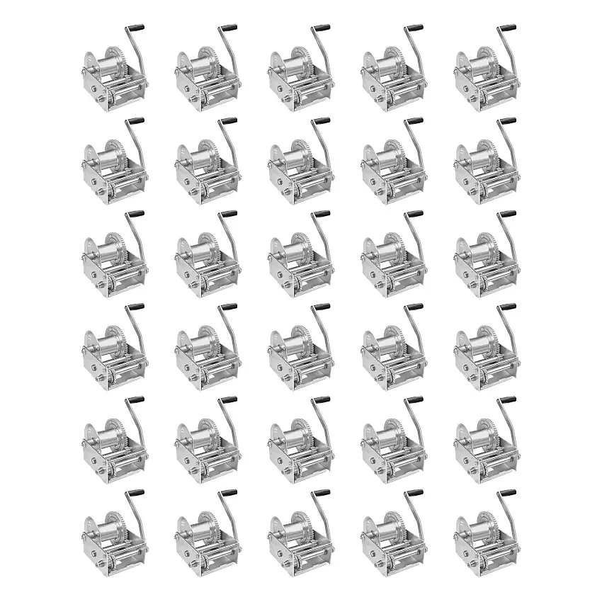 Fulton (30-Pack) Brake Winch, 2,500 lbs. Capacity, No Strap, Silver