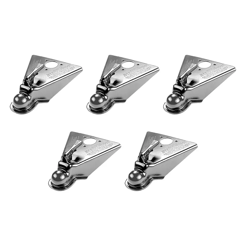 Fulton (5-Pack) A-Frame Coupler, 2-5/16 Inch Diameter, Round Jack Hole, Weld-On, 14,000 lbs. Capacity, Silver