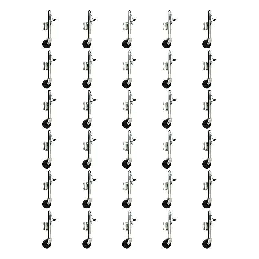 Fulton (30-Pack) Marine Trailer Jack, 1,200 lbs. Lift Capacity, Sidewind, Bolt-On Side Mount, 10 Inch Travel