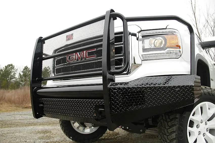 Fab Fours GM07-K2160-1 Black Steel Front Ranch Bumper