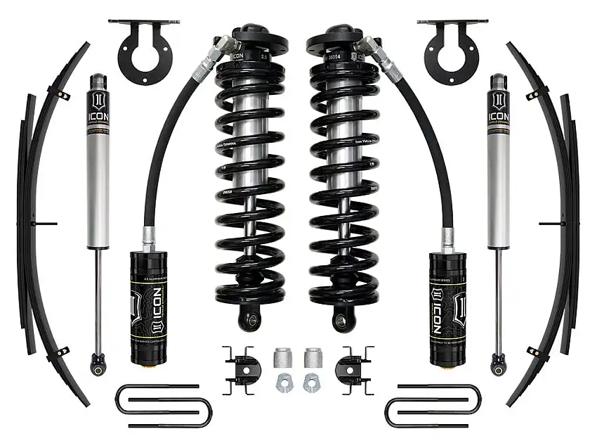 ICON Vehicle Dynamics K63141L 17-23 FORD F250/F350 2.5-3" STAGE 1 COILOVER CONVERSION SYSTEM W EXPANSION PACK
