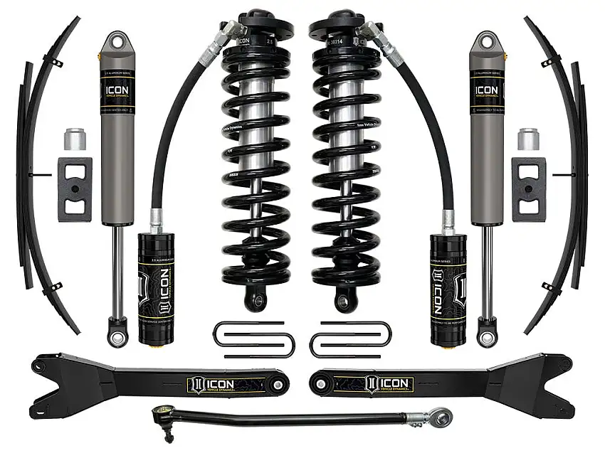 ICON Vehicle Dynamics K63162RL 2.5-3" Stage 2 Co Cnv System W/ Radius Arms/Expansion Pack