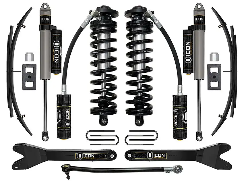 ICON Vehicle Dynamics K63163RL 2.5-3" Stage 3 Co Cnv System W/ Radius Arms/Expansion Pack