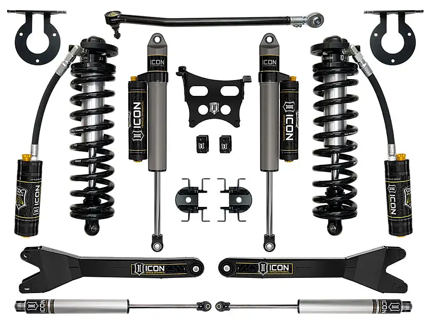 ICON Vehicle Dynamics K63164R 2.5-3 Stage 4 Coilover Conversion System with Radius Arms
