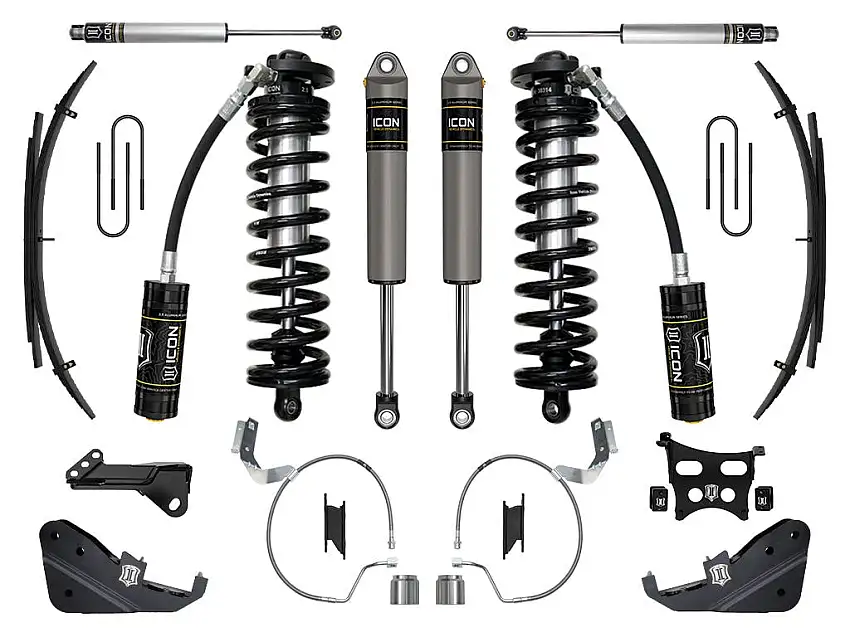 ICON Vehicle Dynamics K63173L 23-25 FORD F250/F350 4-5.5" STAGE 3 COILOVER CONVERSION SYS W/ EXPANSION PACKS