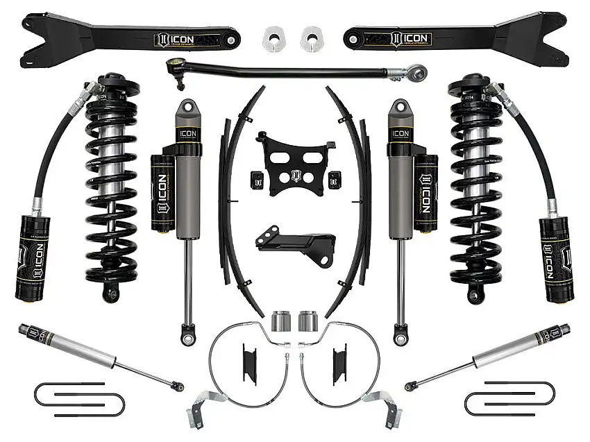 ICON Vehicle Dynamics K63174RL 4-5.5 Stage 4 Coilover Conversion System Radius Arm/Expansion Packs