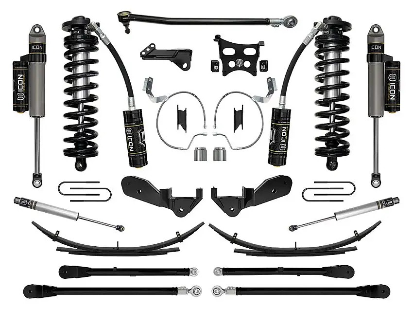 ICON Vehicle Dynamics K63176L 23-25 FORD F250/F350 4-5.5" STAGE 6 COILOVER CONVERSION SYS W/ EXPANSION PACKS