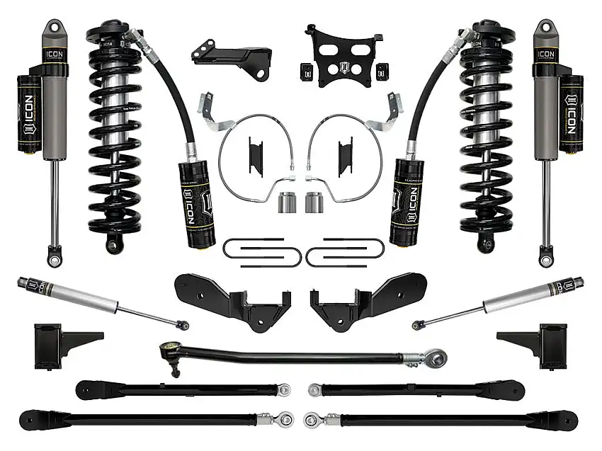 ICON Vehicle Dynamics K63176 23-25 FORD F250/F350 4-5.5" STAGE 6 COILOVER CONVERSION SYSTEM