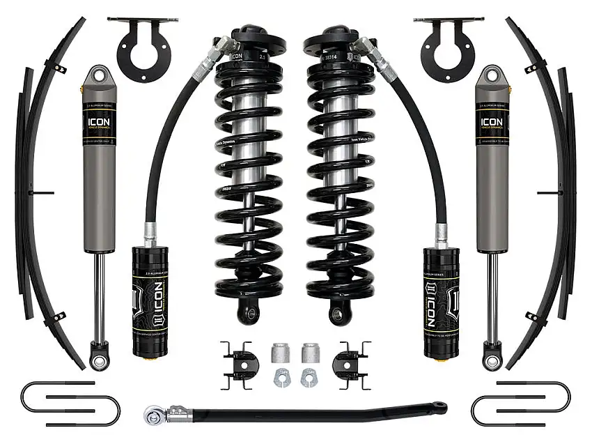 ICON Vehicle Dynamics K63182 08-10 FORD F250/F350 2.5-3" STAGE 2 COILOVER CONVERSION SYSTEM W EXPANSION PACK