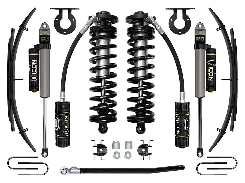 ICON Vehicle Dynamics K63183 08-10 FORD F250/F350 2.5-3" STAGE 3 COILOVER CONVERSION SYSTEM W EXPANSION PACK