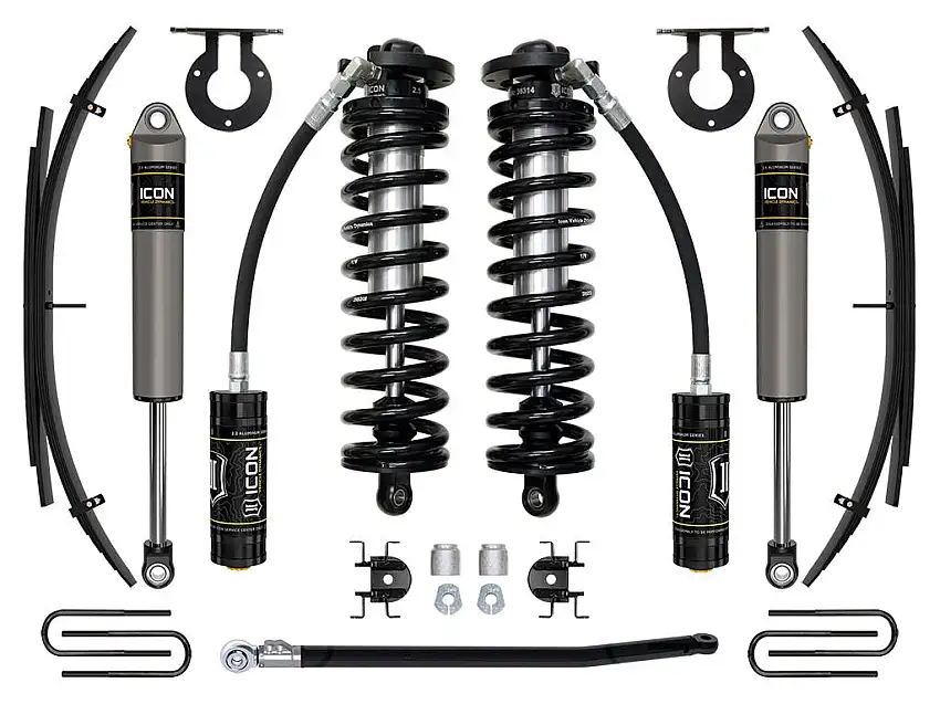 ICON Vehicle Dynamics K63192 11-16 FORD F250/F350 2.5-3" STAGE 2 COILOVER CONVERSION SYSTEM W EXPANSION PACK