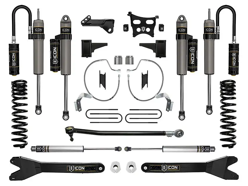 ICON Vehicle Dynamics K64534R 4.5 Stage 4 Suspension System Gas with Radius Arms
