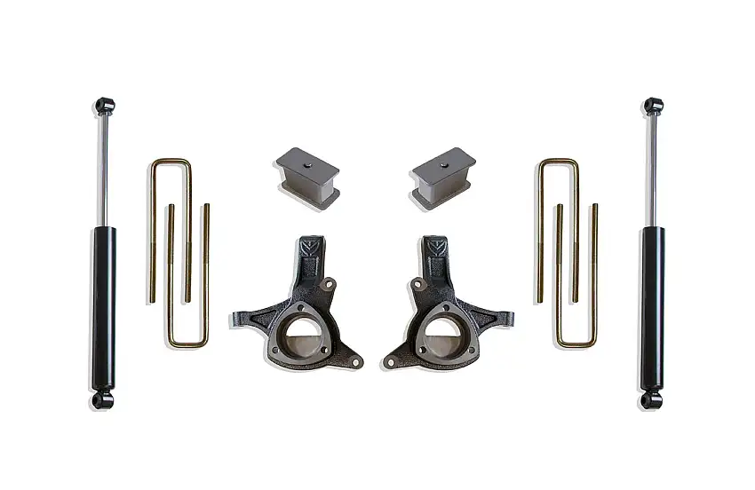 MaxTrac Suspension K881343 4.5" LIFT KIT (MAX TRAC SHOCKS) (CAST STEEL ARMS)
