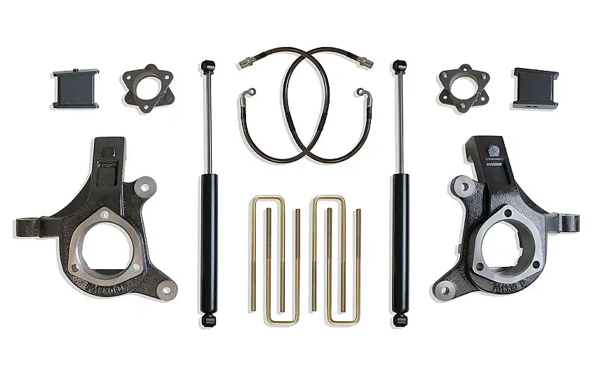 MaxTrac Suspension K881364 6" LIFT KIT (MAX TRAC SHOCKS) (CAST STEEL ARMS)