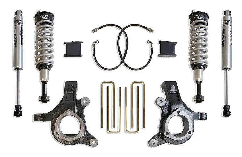 MaxTrac Suspension K881364F 6" LIFT KIT (FOX SHOCKS) (CAST STEEL ARMS)
