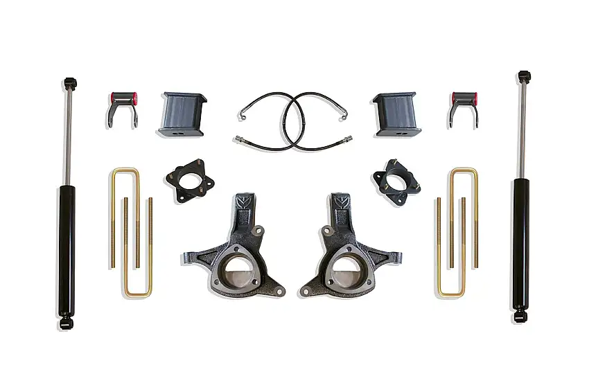 MaxTrac Suspension K881375 7.5" LIFT KIT (MAX TRAC SHOCKS) (CAST STEEL ARMS)