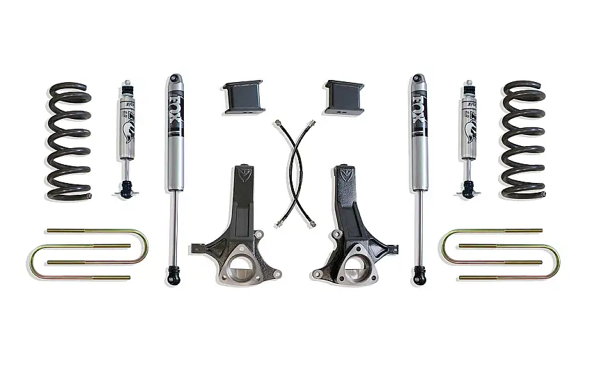MaxTrac Suspension K882170F 7" LIFT KIT (FOX SHOCKS)