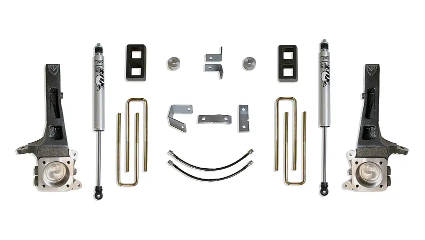 MaxTrac Suspension K886842F 4" LIFT KIT (FOX SHOCKS)