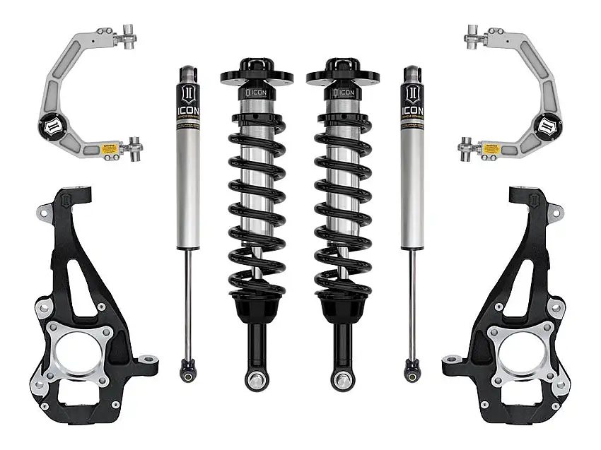 ICON Vehicle Dynamics K93141 21-25 FORD F150 4WD 3.5-4.5" STAGE 1 SUSPENSION SYSTEM W BILLET UCA